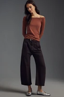 Pilcro Off-The-Shoulder Long-Sleeve Tee