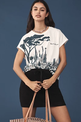 Wild Fever Studio x Anthropologie Muscle Boxy Graphic Tee