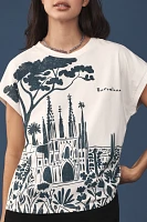 Wild Fever Studio x Anthropologie Muscle Boxy Graphic Tee