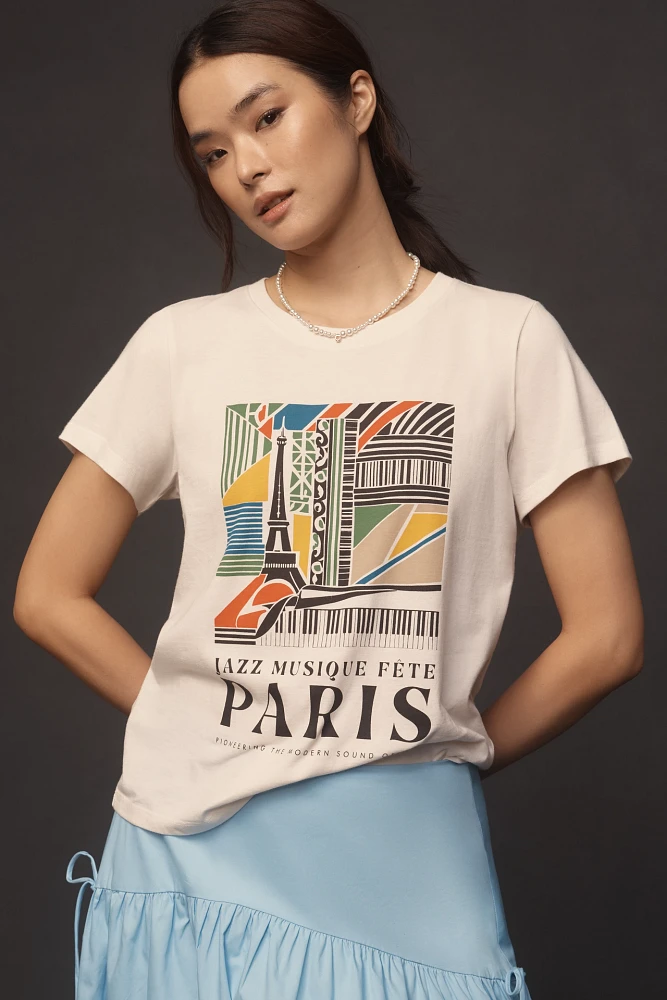 Wild Fever Studio x Anthropologie Paris Graphic Tee