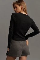 Pilcro Seamed Top