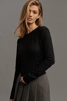 Pilcro Seamed Top