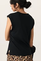 Pilcro Ruched Muscle Tee