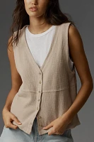 Pilcro Slouchy Knit Vest