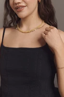 Pilcro Pintuck Square-Neck Tank Top