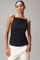 By Anthropologie Square-Neck Strappy Blouse