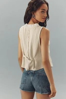 Pilcro V-Neck Button-Front Vest