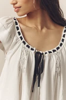 By Anthropologie Cotton Swing Blouse
