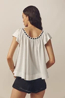 By Anthropologie Cotton Swing Blouse