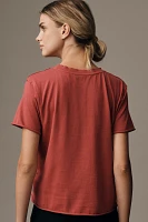 Maeve Pearl-Embellished Pretzel Graphic Tee