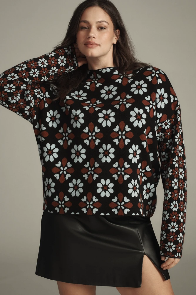 The Carys Mock-Neck Sweater by Maeve