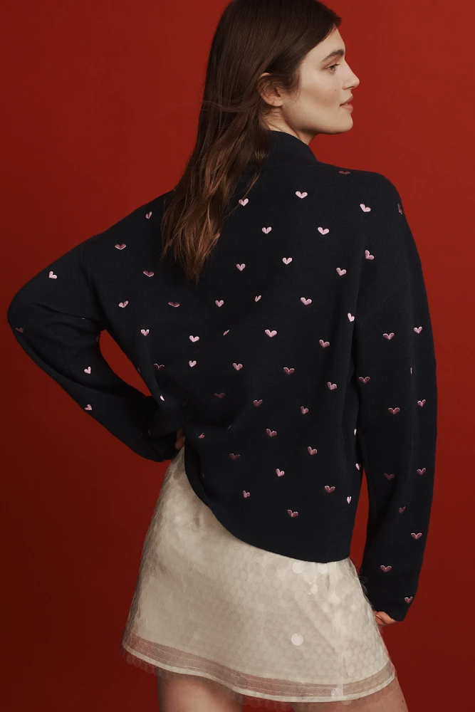 The Carys Mock-Neck Sweater by Maeve