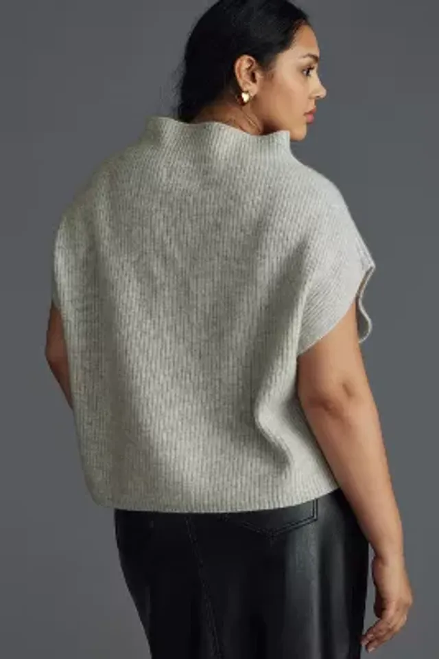 The Enza Oversized Ribbed Cashmere Sweater