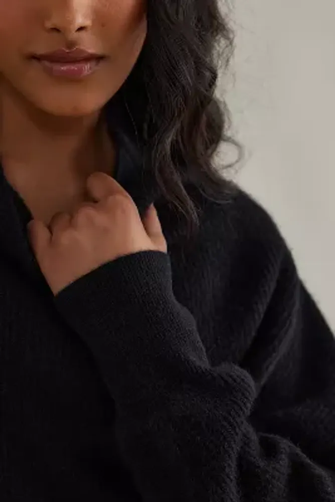 Pilcro Ribbed Cashmere Sweater
