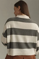 The Alani Cashmere Mock-Neck Sweater by Pilcro: Printed Edition