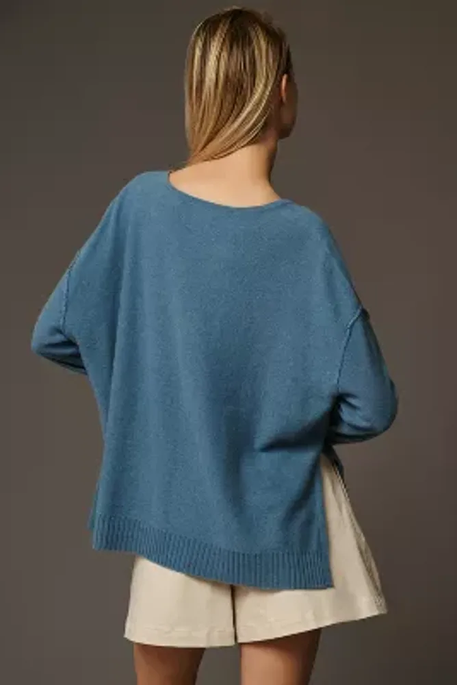 Pilcro V-Neck Cashmere Sweater