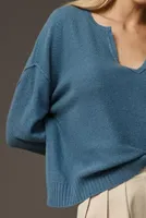Pilcro V-Neck Cashmere Sweater