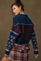 Pilcro Cashmere Mashup Sweater