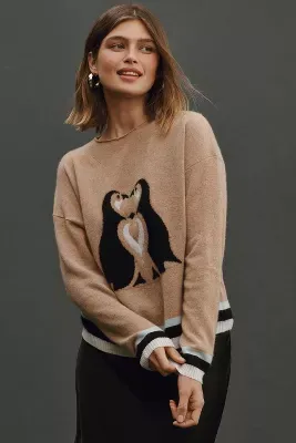 Maeve Cute Critter Graphic Sweater