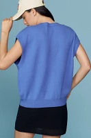 Maeve Slouchy Cardigan Sweater Vest