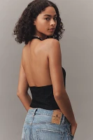 By Anthropologie Cowl-Neck Buckle Sweater Tank