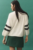 Pilcro Brushed Cashmere Boxy Cropped Sweater