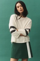 Pilcro Brushed Cashmere Boxy Cropped Sweater