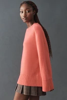 The Chandler Crew-Neck Relaxed Pullover Sweater: Cashmere Edition