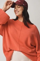 The Chandler Crew-Neck Relaxed Pullover Sweater: Cashmere Edition