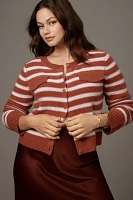 Maeve Cashmere Cropped Cardigan Sweater