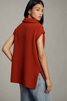 Maeve Short-Sleeve Chunky Cashmere Sweater