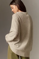 Pilcro Cashmere Speckled Star Motif Sweater