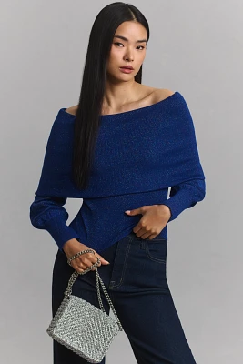 By Anthropologie Sensual Off-the-Shoulder Sweater