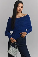 By Anthropologie Sensual Off-the-Shoulder Sweater