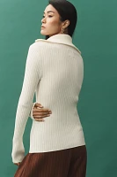 Maeve Fitted Half-Zip Sweater