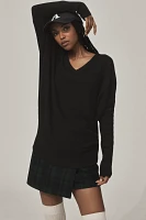 The Charley Cashmere Relaxed V-Neck Sweater