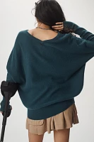 The Charley Cashmere Relaxed V-Neck Sweater