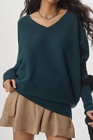 The Charley Cashmere Relaxed V-Neck Sweater