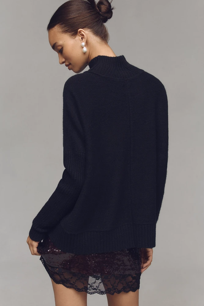 The Gretchen Cozy Mock-Neck Sweater by Maeve