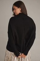 The Gretchen Cozy Mock-Neck Sweater by Maeve