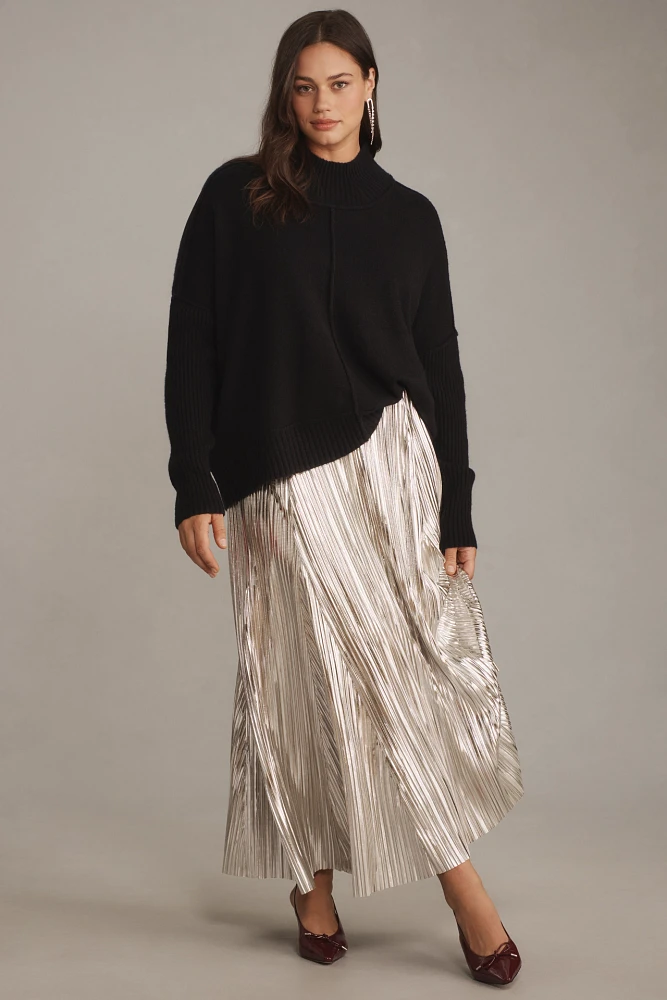 The Gretchen Cozy Mock-Neck Sweater by Maeve