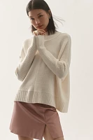 The Gretchen Cozy Mock-Neck Sweater by Maeve
