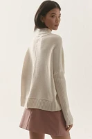 The Gretchen Cozy Mock-Neck Sweater by Maeve