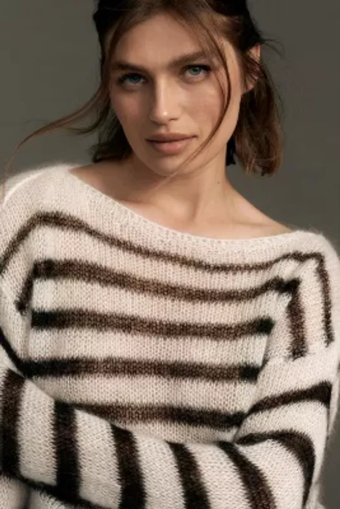 Maeve Sheer Pullover Sweater