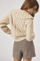 Maeve Button Collared Sweater