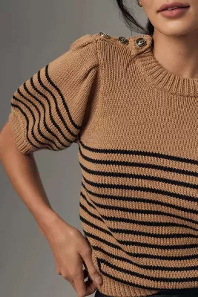 English Factory Striped Pullover Sweater