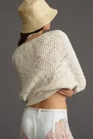 By Anthropologie Crewneck Batwing Sweater