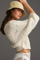 By Anthropologie Crewneck Batwing Sweater