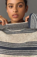 By Anthropologie Turtleneck Striped Sweater