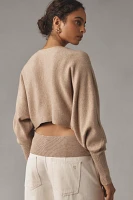 By Anthropologie Modern Off-The-Shoulder Sweater